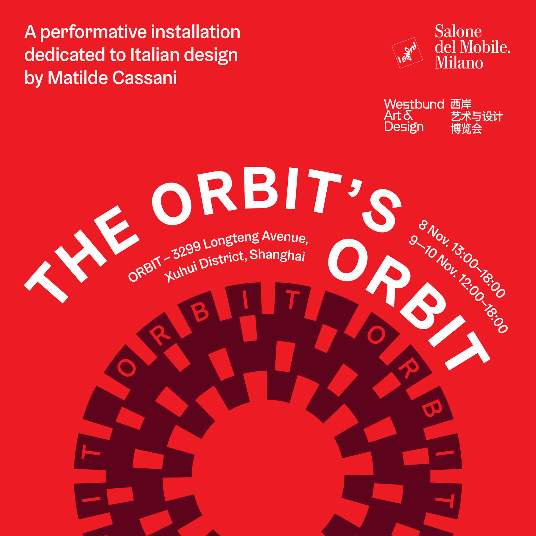 The Orbit's Orbit: an installation combining art and Italian design